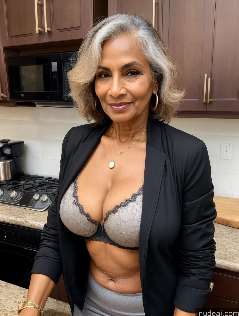 related ai porn images free for Milf Perfect Boobs Beautiful Perfect Body 70s Kitchen Bra Casual Jacket Professor Stylish Suit Cleavage Detailed Sexy Face Dark Skin Indian