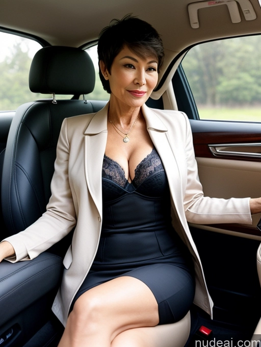 related ai porn images free for Milf Perfect Boobs Beautiful Perfect Body Short Hair 70s Car Bra Jacket Professor Stylish Suit Cleavage Detailed Sexy Face Asian