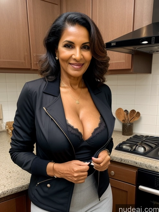 related ai porn images free for Milf Perfect Boobs Beautiful Perfect Body 70s Kitchen Bra Casual Jacket Professor Stylish Suit Cleavage Detailed Sexy Face Dark Skin Indian