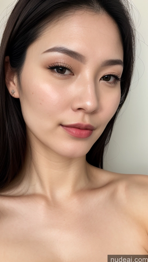 related ai porn images free for One Beautiful Lipstick Fairer Skin Slicked Korean Detailed Skin Detail (beta) 30s Black Hair Woman Perfect Boobs Close-up View