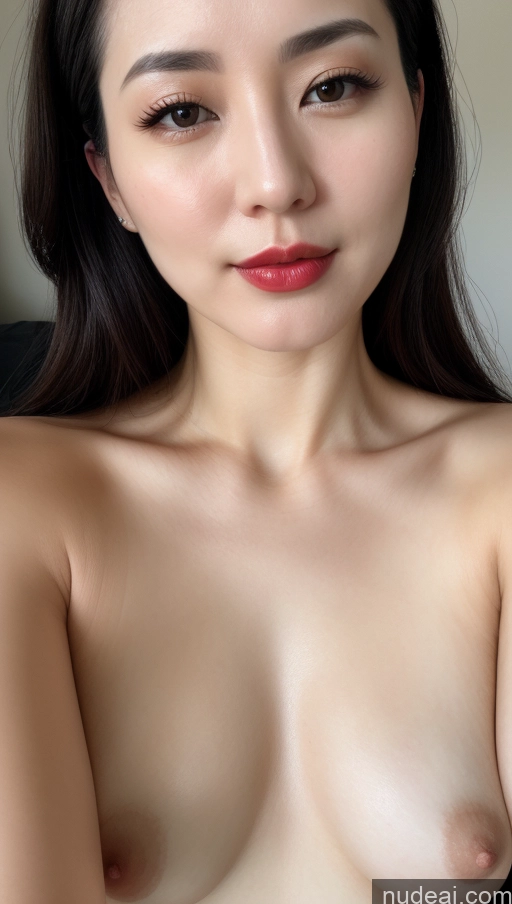 related ai porn images free for Woman One Small Tits Beautiful Lipstick Fairer Skin 30s Black Hair Slicked Korean Close-up View Detailed