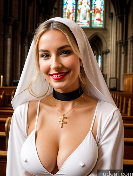 related ai porn images free for Model One Busty Perfect Boobs Beautiful Skinny Lipstick Tanned Skin Short 20s Blonde British Detailed Jewelry Gold Jewelry Happy Long Hair Church Bending Over Nun Choker