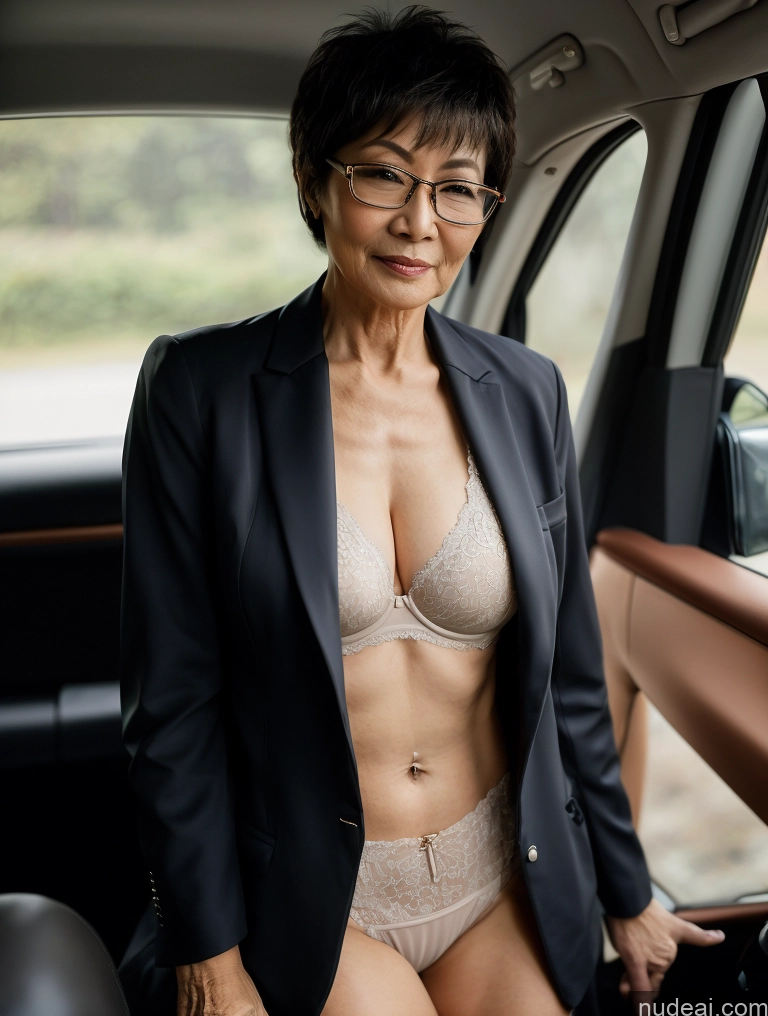 related ai porn images free for Milf Perfect Boobs Perfect Body Pubic Hair Beautiful Glasses 70s Sexy Face Short Hair Chinese Car Blouse Bra Suit Stylish Professor Partially Nude Dark Lighting Detailed Jacket