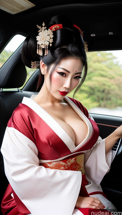 related ai porn images free for Busty Lipstick Pubic Hair 30s Black Hair Japanese Geisha Seductive Pearl Jewelry Ponytail Car