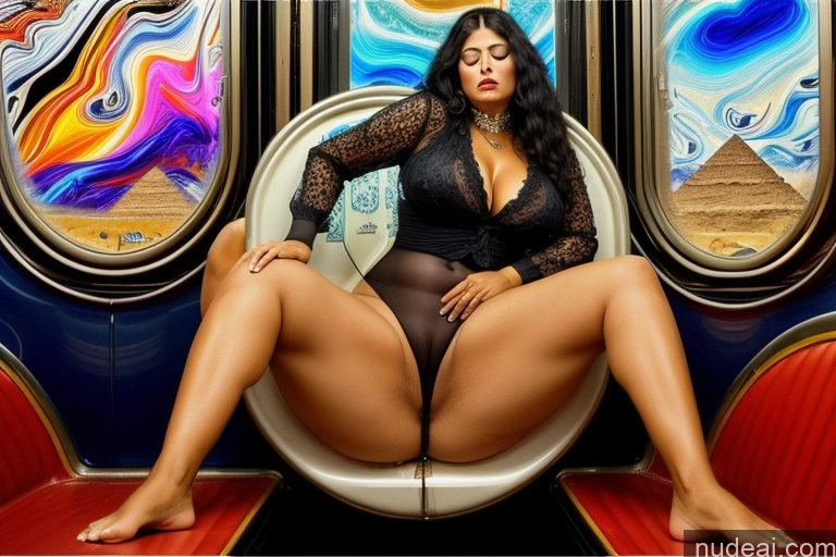 related ai porn images free for One Tanned Skin Thick 40s Orgasm Long Hair Surrealist Big Ass Small Tits Front View Blouse Train Egyptian Black Hair Milf