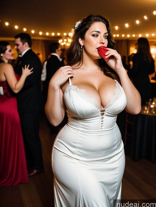 related ai porn images free for Busty Big Ass Chubby Big Hips Fairer Skin 30s Brunette Messy White Film Photo Dark Lighting Detailed Cleavage Woman Party Victorian Dress