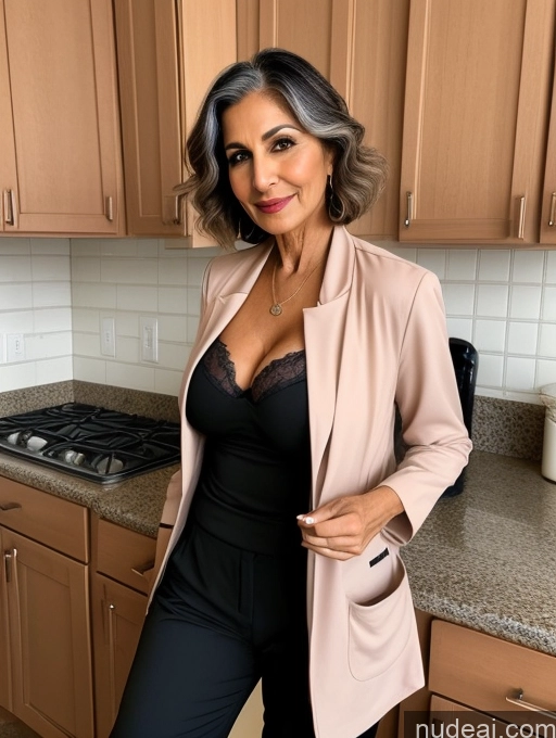 related ai porn images free for Milf Perfect Boobs Beautiful Perfect Body 70s Pixie Arabic Kitchen Bra Casual Jacket Professor Stylish Suit Cleavage Detailed Sexy Face