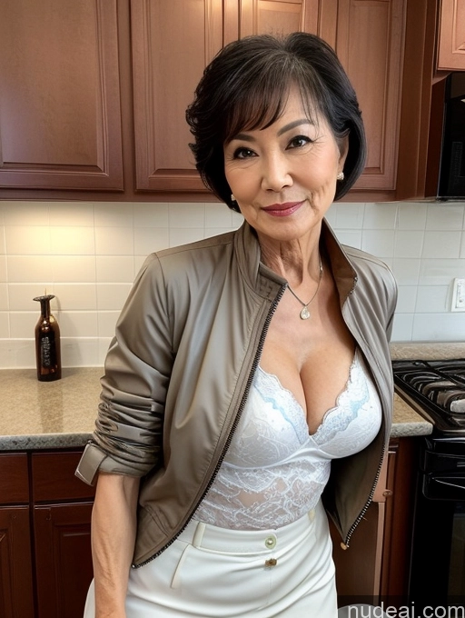 related ai porn images free for Milf Perfect Boobs Beautiful Perfect Body 70s Pixie Chinese Kitchen Bra Casual Jacket Professor Stylish Suit Cleavage Detailed Sexy Face