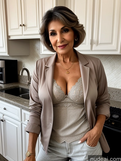 related ai porn images free for Milf Perfect Boobs Beautiful Perfect Body 70s Pixie Arabic Kitchen Bra Casual Jacket Professor Stylish Suit Cleavage Detailed Sexy Face