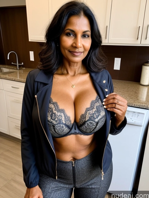 related ai porn images free for Milf Perfect Boobs Beautiful Perfect Body Dark Skin 70s Indian Kitchen Bra Casual Jacket Professor Stylish Suit Cleavage Detailed Sexy Face