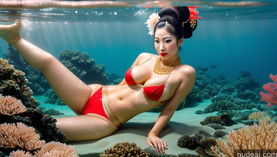 related ai porn images free for Lipstick Pubic Hair Perfect Body Seductive Japanese Spreading Legs Diamond Jewelry Busty Geisha Gold Jewelry 30s Cleavage Underwater