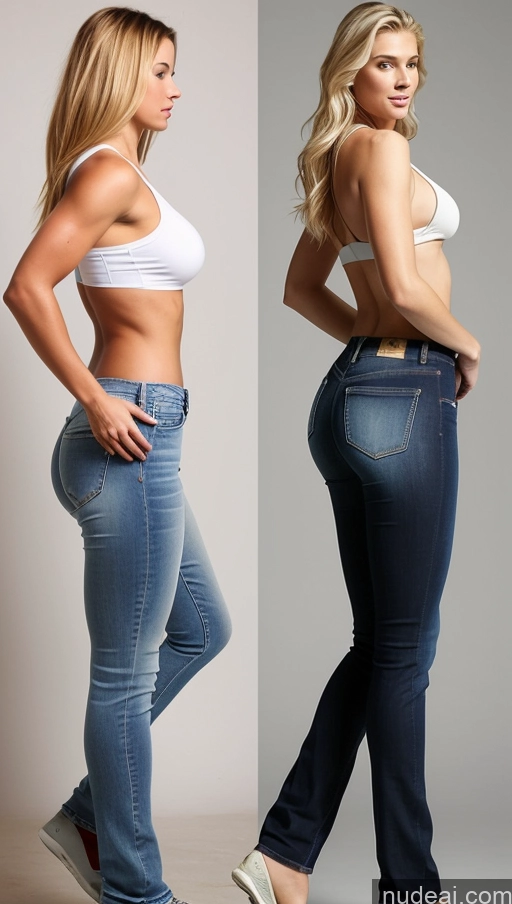 related ai porn images free for Athlete Big Ass Big Hips Jeans Blonde Side View