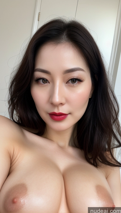 related ai porn images free for Woman One Beautiful Lipstick Fairer Skin 30s Black Hair Korean Close-up View Detailed Slicked Huge Boobs