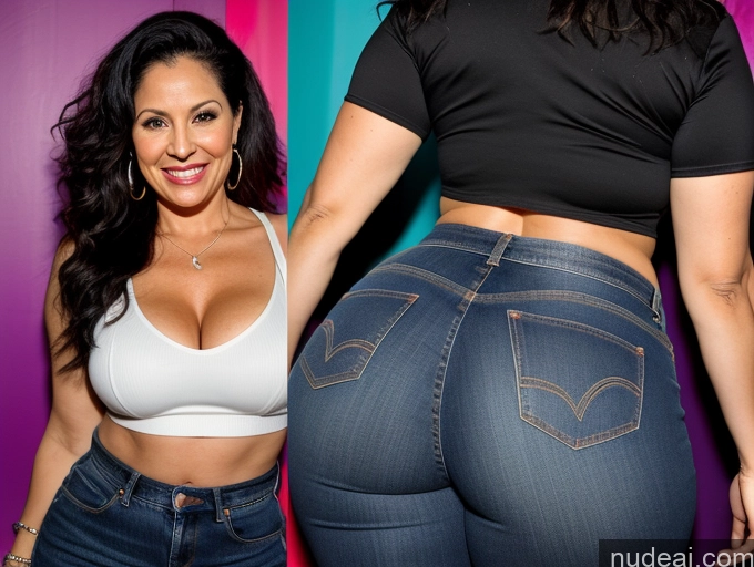 related ai porn images free for Milf One Big Ass Thick Big Hips Tall Black Hair Long Hair Latina Jeans Crop Top Happy Club 40s