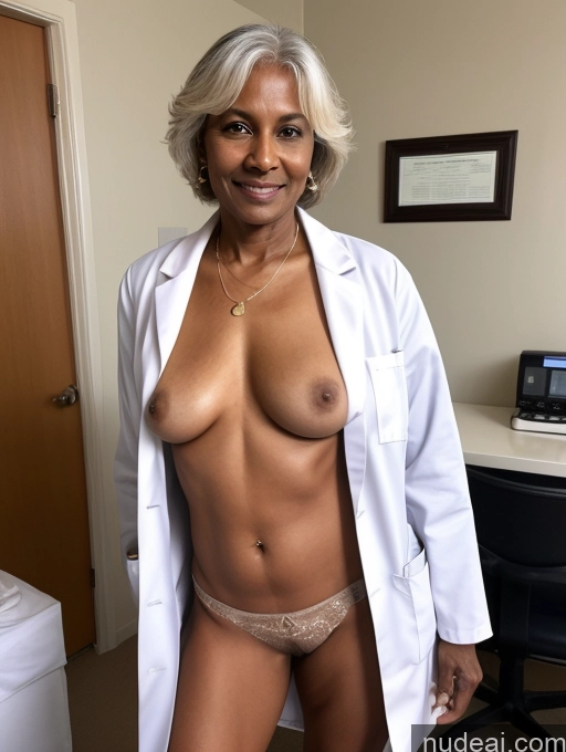 related ai porn images free for Milf Perfect Body Perfect Boobs Pubic Hair Beautiful Dark Skin 70s Sexy Face Indian Doctor Lab Coat Detailed Partially Nude Nude