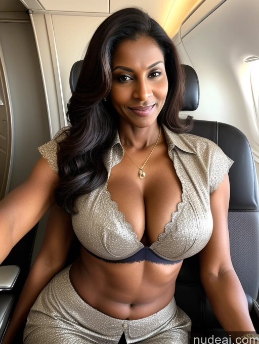 related ai porn images free for Flight Attendant Milf Two Perfect Body Perfect Boobs Pubic Hair Beautiful Sexy Face Dark Skin Indian Blouse Stylish Bra Cleavage Detailed