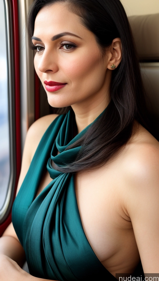 related ai porn images free for Woman One Small Tits Lipstick Fairer Skin Black Hair Close-up View Detailed Slicked Skin Detail (beta) Beautiful Train White 40s Sari