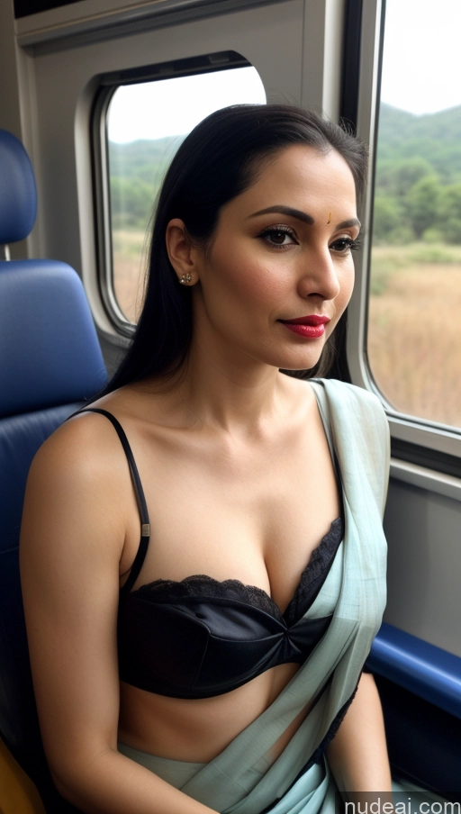 related ai porn images free for Woman One Small Tits Lipstick Fairer Skin Black Hair Close-up View Detailed Slicked Skin Detail (beta) Beautiful Train White 40s Sari Cleavage