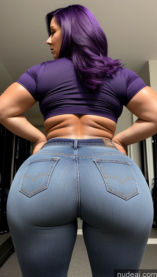 related ai porn images free for Athlete Big Ass Big Hips Jeans Purple Hair