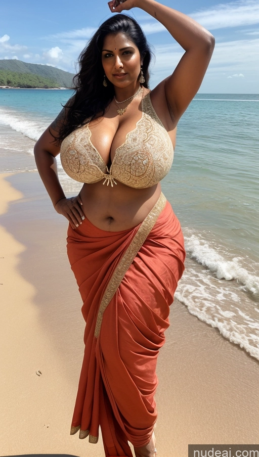 related ai porn images free for Milf Huge Boobs Beautiful Big Ass Thick Tall Dark Skin Indian Sexy Face Big Hips T-pose Tattoos Busty Chubby Fat Blouse Sari Beach Front View 70s Black Hair