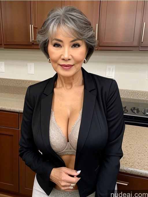 related ai porn images free for Milf Perfect Boobs Beautiful Perfect Body 70s Pixie Chinese Kitchen Bra Casual Jacket Professor Stylish Suit Cleavage Detailed Sexy Face