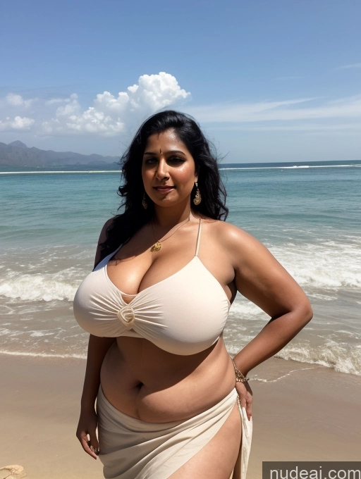 related ai porn images free for Milf Busty Huge Boobs Beautiful Tattoos Big Ass Thick Chubby Fat Big Hips Tall Dark Skin 50s Black Hair Indian Beach T-pose Blouse Sari Sexy Face Close-up View