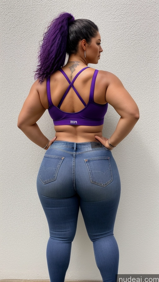 related ai porn images free for Athlete Big Ass Big Hips Jeans Purple Hair