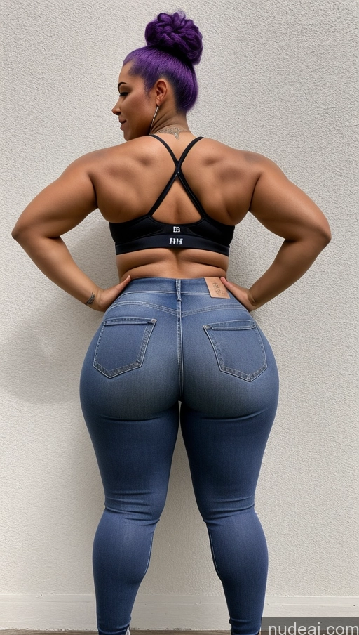 related ai porn images free for Athlete Big Ass Big Hips Jeans Purple Hair