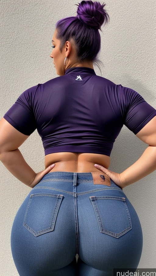 related ai porn images free for Athlete Big Ass Big Hips Jeans Purple Hair