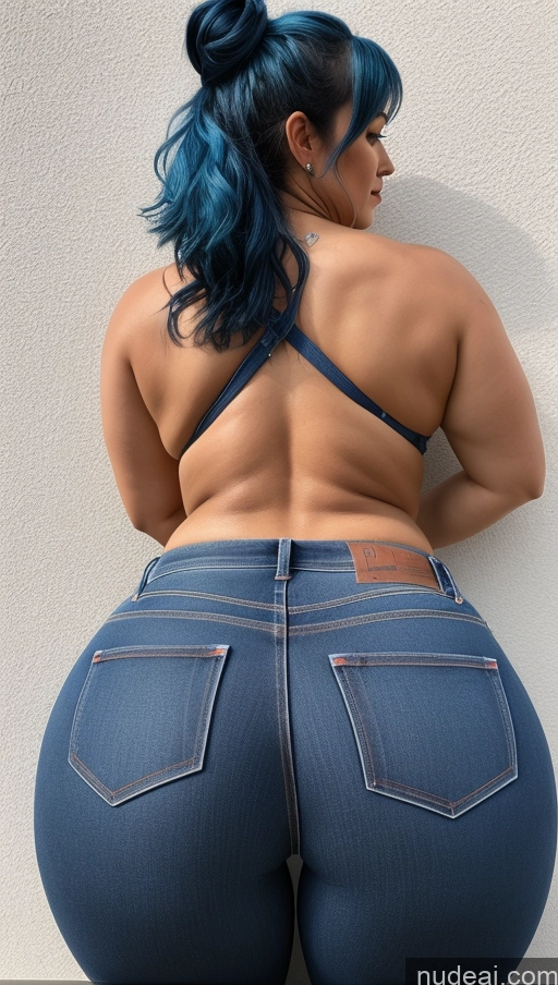 related ai porn images free for Athlete Big Ass Big Hips Jeans Blue Hair