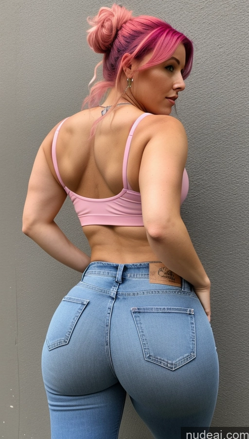 related ai porn images free for Athlete Big Ass Big Hips Jeans Pink Hair