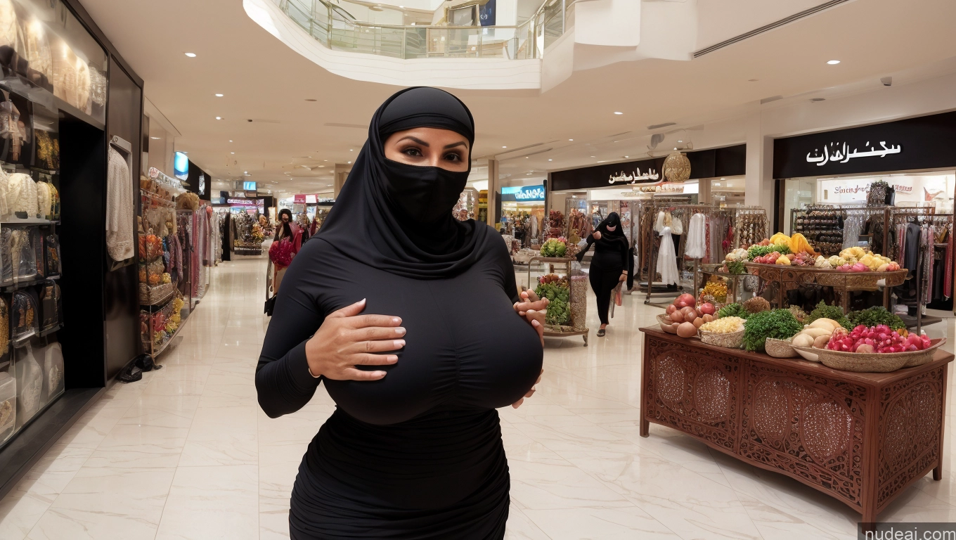 related ai porn images free for Milf Huge Boobs Big Ass Big Hips Tanned Skin 80s Happy Sexy Face 3d Front View Detailed Mall Chubby Brunette Arabic Working Out Hair Bun Niqab