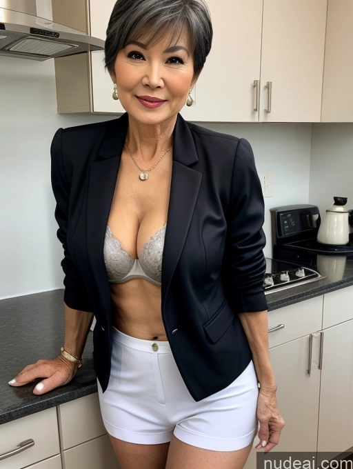 related ai porn images free for Milf Perfect Boobs Beautiful Perfect Body 70s Pixie Chinese Kitchen Bra Casual Jacket Professor Stylish Suit Cleavage Detailed Sexy Face