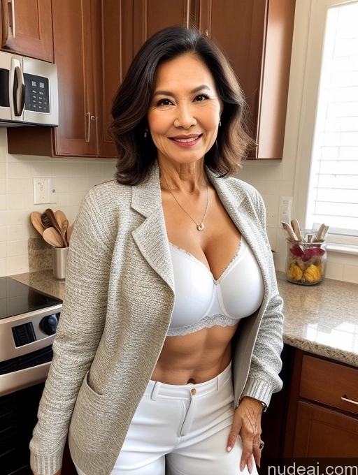 related ai porn images free for Milf Perfect Boobs Beautiful Perfect Body 70s Kitchen Bra Casual Jacket Professor Stylish Suit Cleavage Detailed Sexy Face Filipina Sweater