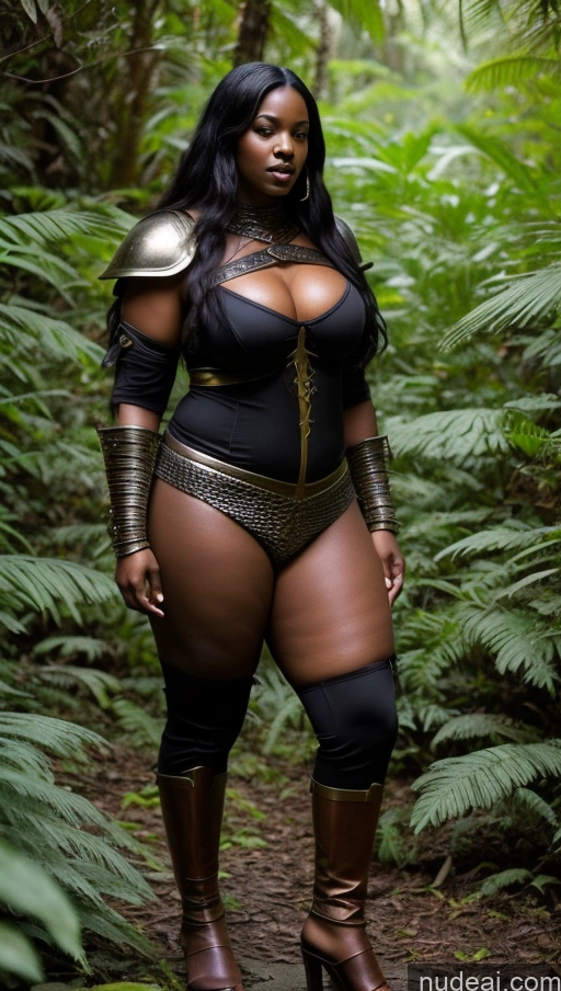 related ai porn images free for One Athlete Thick Busty Big Ass Chubby Abs 20s Black Hair Long Hair African Jungle Front View Fantasy Armor Traditional