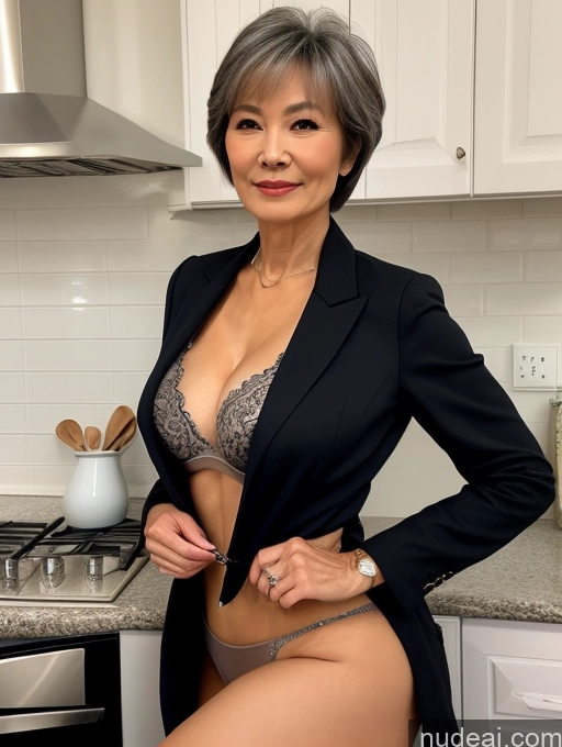 related ai porn images free for Milf Perfect Boobs Beautiful Perfect Body 70s Kitchen Spreading Legs Bra Jacket Professor Secretary Stylish Suit Cleavage Partially Nude Detailed Sexy Face Chinese Pixie