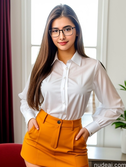 related ai porn images free for Sorority Perfect Body 18 Beautiful Sexy Face Blouse Secretary Glasses