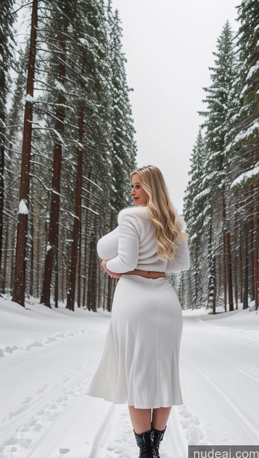 related ai porn images free for Woman Busty Huge Boobs Big Ass Skinny Big Hips Long Legs Tall 20s Blonde Long Hair Breast Grab Fairer Skin Beautiful Snow Long Skirt Swedish Back View