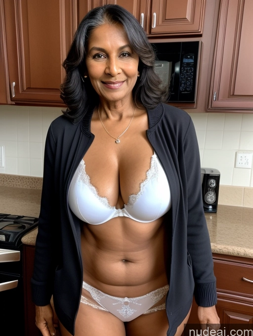 related ai porn images free for Milf Two Perfect Boobs Perfect Body Dark Skin 70s Indian Kitchen Bra Jacket Jeans Professor Secretary Cleavage Partially Nude Detailed