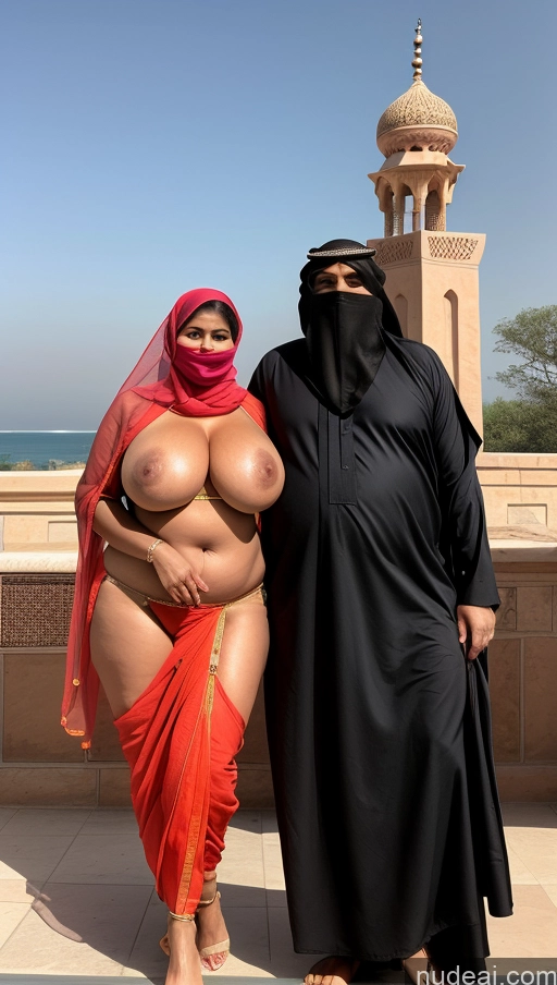 related ai porn images free for Woman + Man Huge Boobs Busty Fat Big Ass 50s Brunette Bobcut Indian Sari Partially Nude Niqab