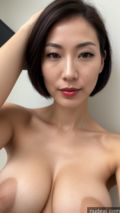 related ai porn images free for Woman One Beautiful Lipstick Fairer Skin 30s Black Hair Bobcut Skin Detail (beta) Close-up View Skinny Huge Boobs Japanese