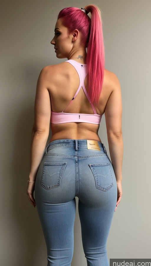 related ai porn images free for Big Hips Big Ass Athlete Jeans Pink Hair