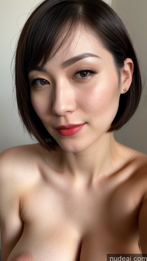 related ai porn images free for Woman One Beautiful Fairer Skin 30s Black Hair Skin Detail (beta) Close-up View Japanese Huge Boobs Lipstick Bobcut