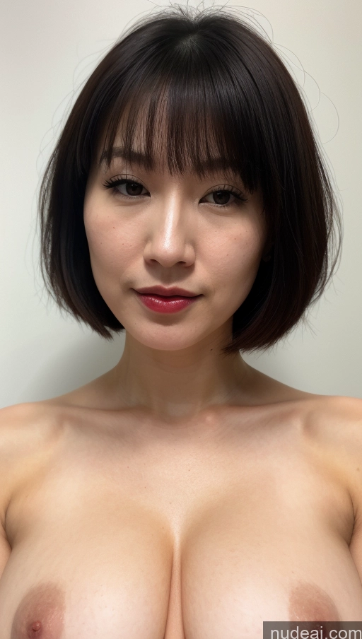 related ai porn images free for Woman One Beautiful Fairer Skin 30s Black Hair Skin Detail (beta) Close-up View Japanese Huge Boobs Lipstick Bobcut