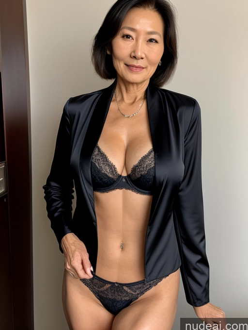 related ai porn images free for Perfect Boobs Beautiful Perfect Body 70s Chinese Blouse Bra Jacket Professor Stylish Suit Detailed Partially Nude Milf Dark Lighting