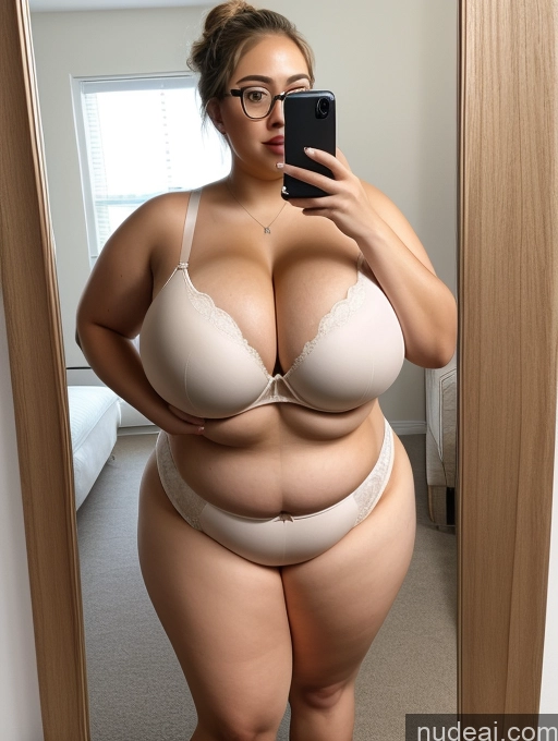 related ai porn images free for Woman Busty Huge Boobs Beautiful Glasses Big Ass Thick Fat Chubby Big Hips Short 18 Blonde Hair Bun Latina Mirror Selfie Bra