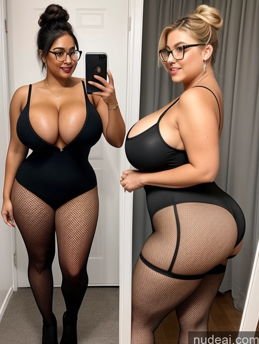 related ai porn images free for Busty Huge Boobs Beautiful Glasses Big Ass Thick Fat Chubby Big Hips Short 18 Blonde Hair Bun Latina Mirror Selfie Fishnet Dress Miss Universe Model