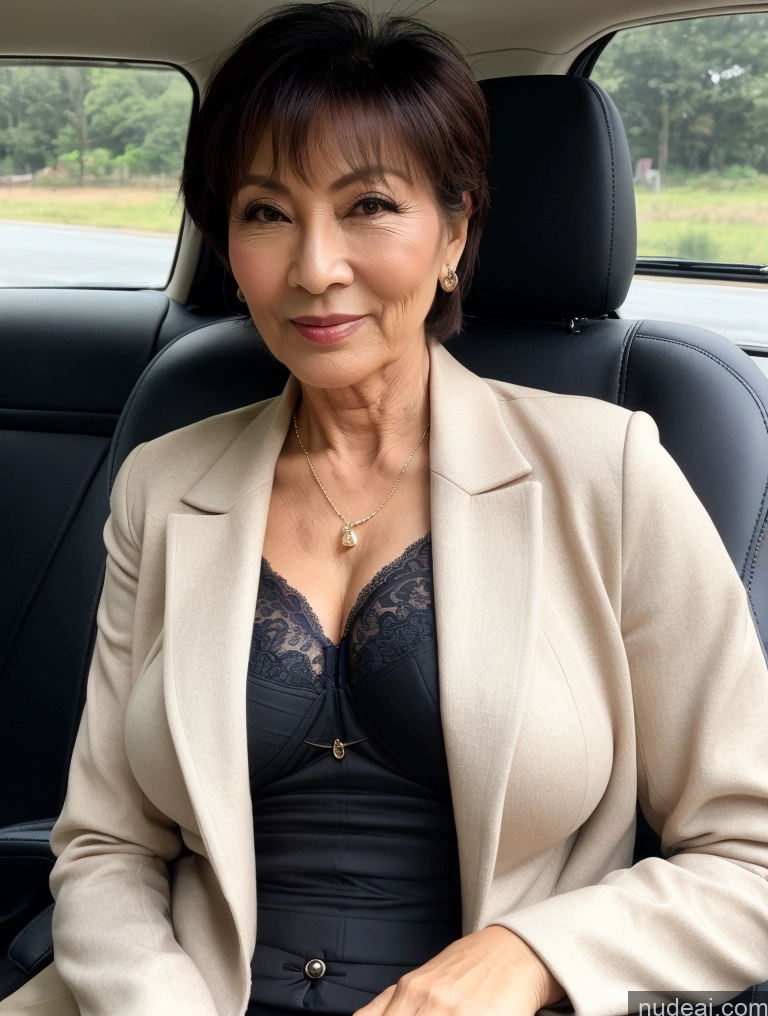 related ai porn images free for Milf Perfect Boobs Beautiful Perfect Body 70s Chinese Car Bra Jacket Professor Stylish Suit Cleavage Detailed Sexy Face Pixie