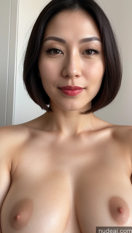 related ai porn images free for Woman One Beautiful Lipstick Fairer Skin 30s Skin Detail (beta) Huge Boobs Japanese Close-up View Bobcut Black Hair