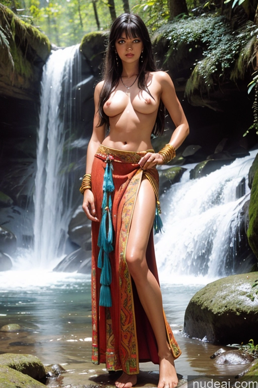 related ai porn images free for Tanned Skin Bangs Native American Art By Boris Vallejo Boris Vallejo Art Style Tribal 20s KendalJenner, Ohwx, Ohwx Womm Perfect Body Traditional Long Skirt Waterfall Forest Mexico City